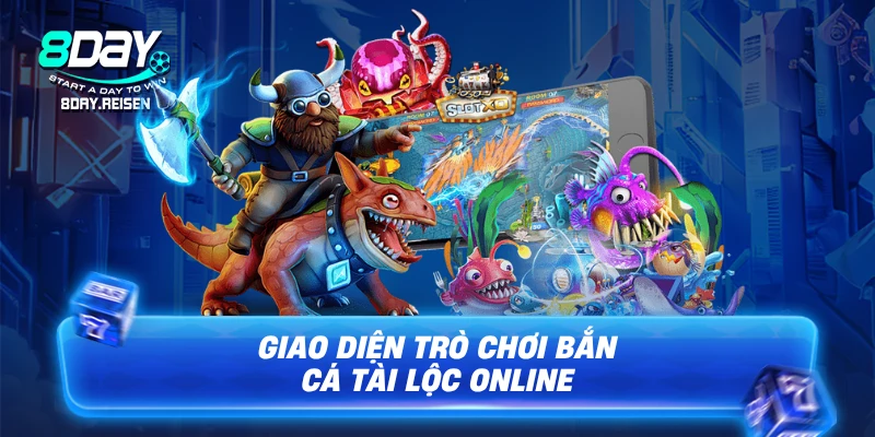 Bắn cá Tài Lộc - Chiến thuật săn Boss, rinh lộc đầy tay 1 Giao diện trò chơi Bắn cá Tài Lộc online
